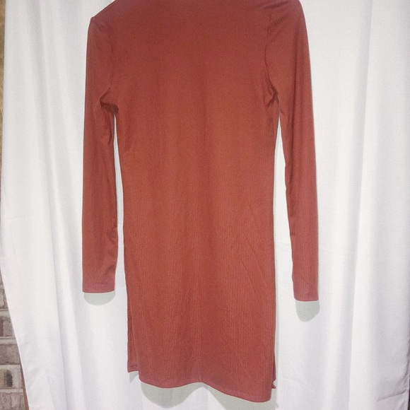 Splash Cardigan Duster Sweater Rust color Size Small - Picture 6 of 7